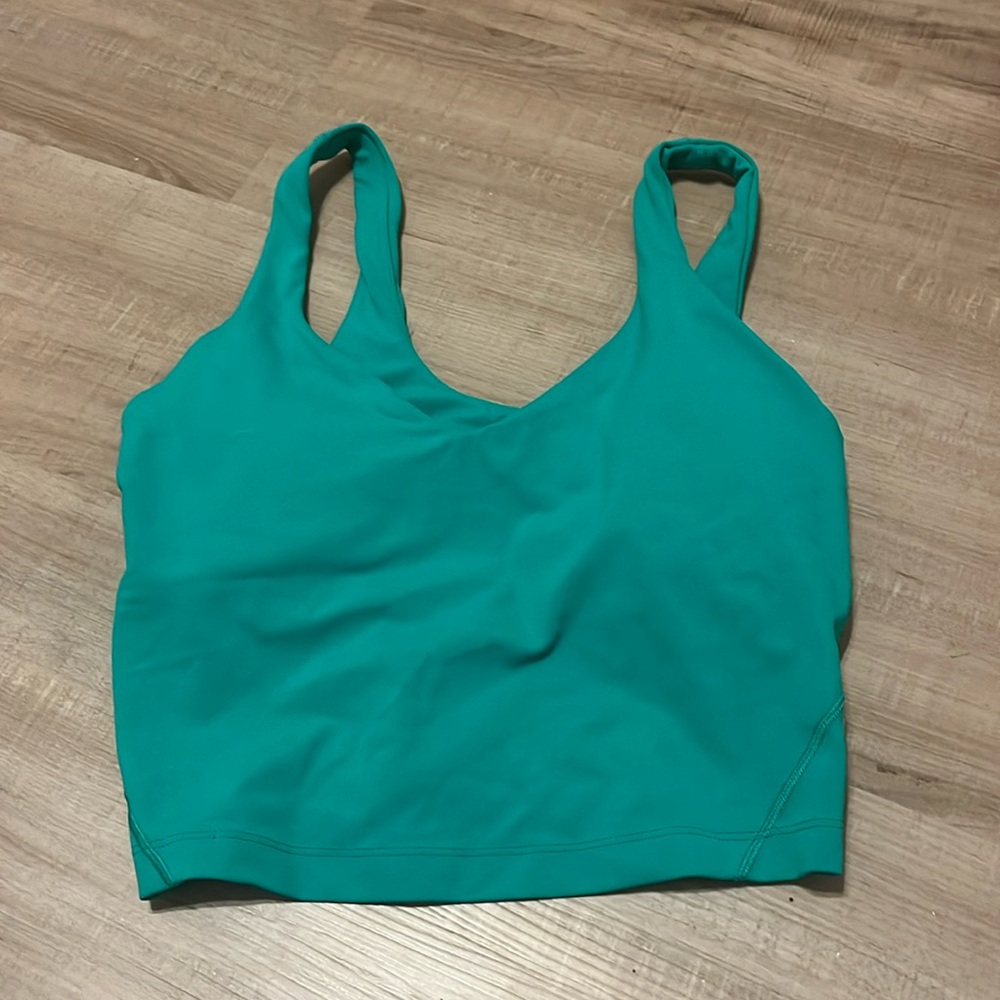 Green lululemon align tank